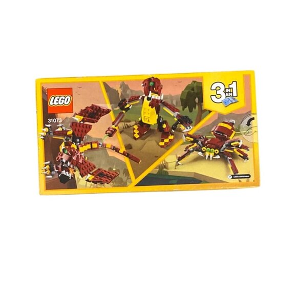 Lego Creator 3-In-1 Mythical Creatures 31073 Dragon/Spider/Troll 223 Pieces NEW - Picture 3 of 6
